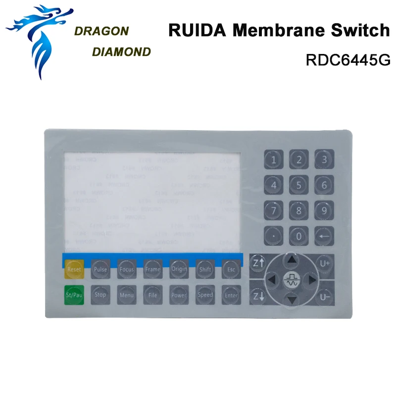 DRAGON DIAMOND Ruida Membrane Switch Key Film Keyboard Mask for RDC6332G RDC6332M RDC6442S RDC6442G RDC6445G