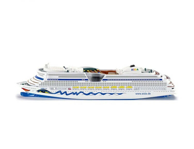 1/400 Scale Diecast German Aida Luna Luxury Cruises 1720 Ship Model Siku 18cm Plastic Boat for Collection