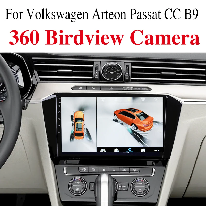 For Volkswagen VW Arteon Passat CC B9 2017~2021 Car Stereo Multimedia Audio Navigation GPS Navi Radio CarPlay 360 BirdView