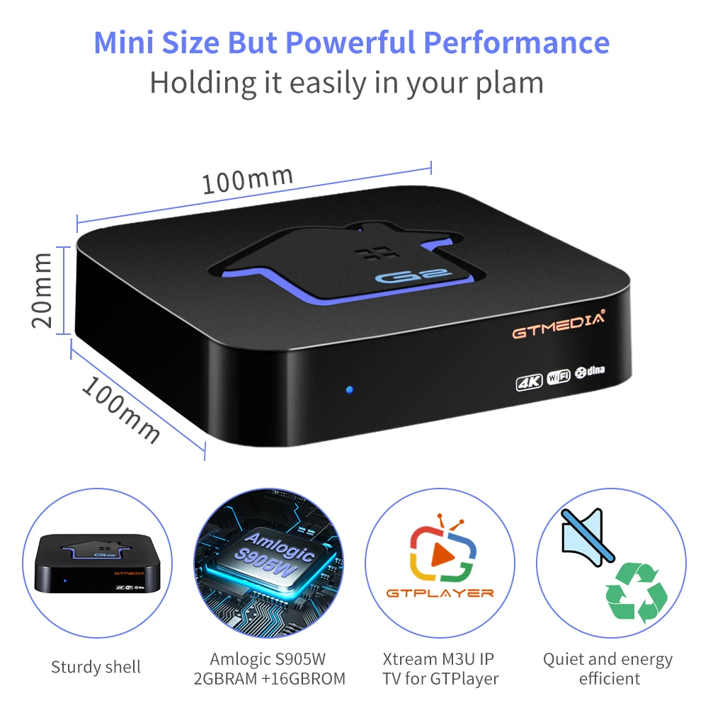 GTMEDIA G2 Cộng Với STB Android 11 TV Box 4K HD GTPlayer CP1.4/2.2 2G 16G Được Xây Dựng-In Wifi 2.4G Phương Tiện Truyền Thông Máy Nghe Nhạc M3u TV Box Cổ Trong Brazil