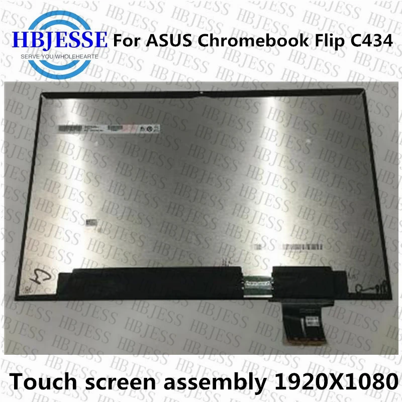 

Test well original 14'' FHD 1920X1080 LCD LED Touch Screen Digitizer Assembly For ASUS Chromebook Flip C434 C434T C434TA