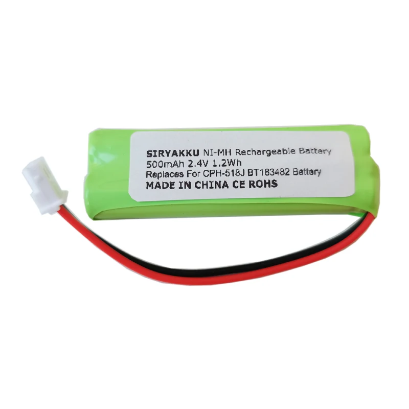 LS6426 LS6475 2.4V Cordless Phone Battery for Vtech DS6401 DS6421 DS6422 DS6472 BT183482 BT283482 89-1348-01-00