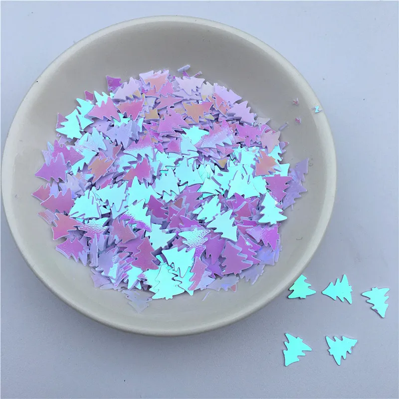 

200g/20000pcs Christmas Tree Sequin 7mm Loose Sequins Paillettes Sewing Crafts Scrapbooking Ornaments DIY Fabric Sew Accessories