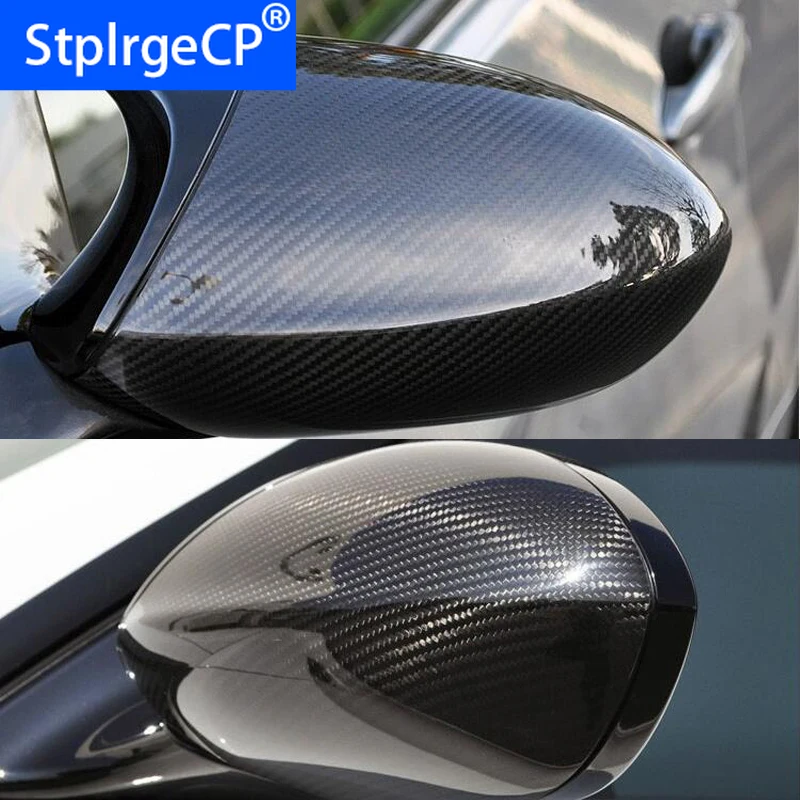 High quality For BMW E90 E92 E93 M3 E82 1M 2008- 2013 100% Real Carbon Fiber Rear View Mirror Cover Side Mirror Caps car styling