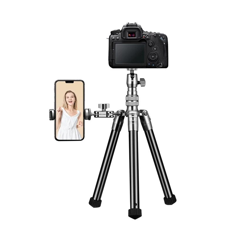 Ulanzi SK-04 Phone Tripod Stand & Selfie Stick Tripod for DSLR Camera iPhone Android Phones for Tiktok YouTube Video Recording