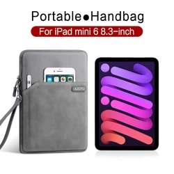 Universal Soft Liner Sleeve Pouch Zipper Tablet Bag For iPad mini 6 8.3 2021 A2567 A2568 A2569 mini6 6th Gen Cover Shell Handbag