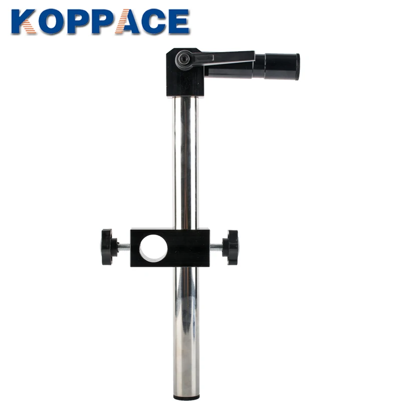 KOPPACE Monocular Microscope Gimbal Bracket 25mm Mounting Interface Microscope Universal Adjustment Bracket Length 420mm