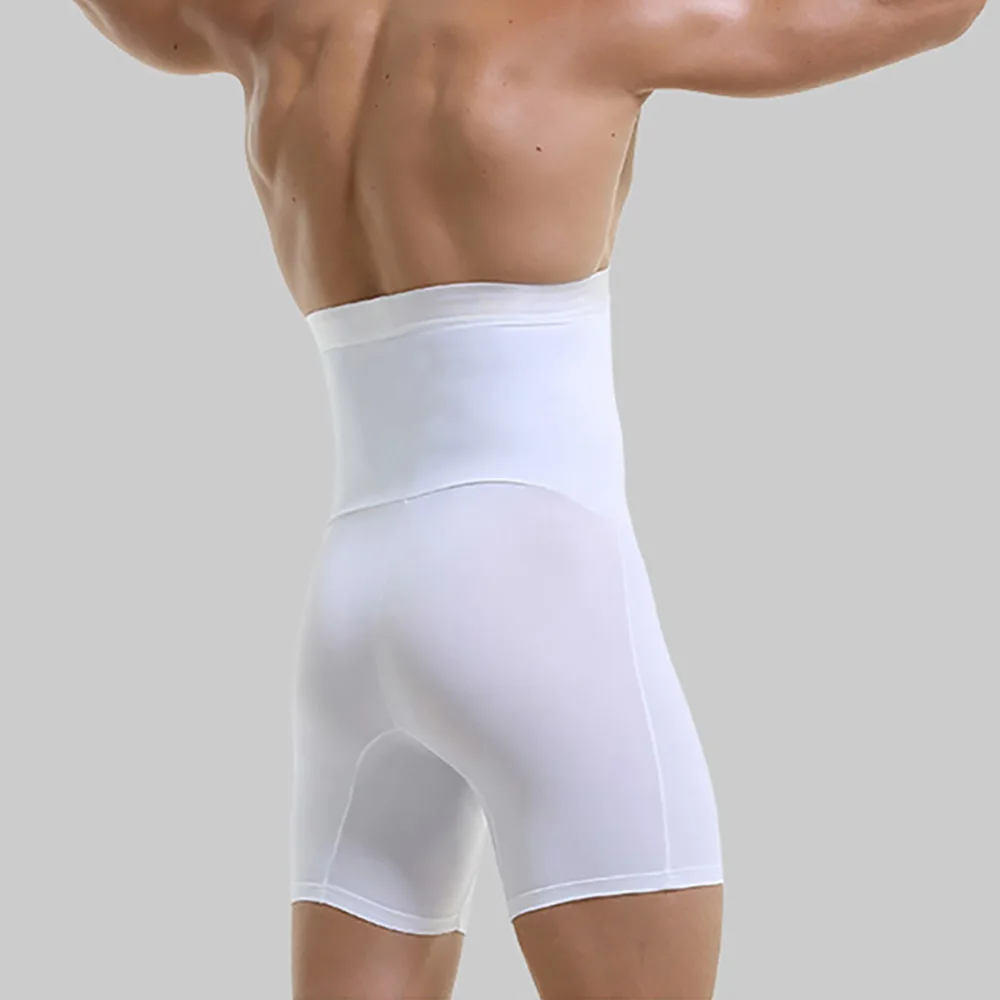 Mens Body Shaper Compression Shorts Body Shaper Waist Trainer Tummy Control Slimming Modelling Pants Girdle Boxer Underwear