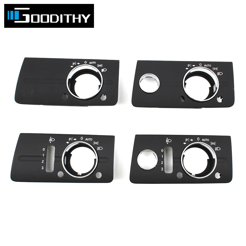 RHD Right Hand Drive Dashboard Head Lamp Headlight Switch Cover Trim For Mercedes Benz W211 E Class320 350 550 2003-2008