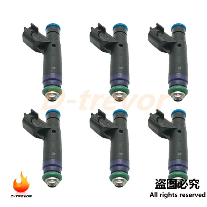 

6Pcs Fuel Injectors 4F2E-A4B for 2004-2005 Ford Mercury 3.9L 4.2L V6