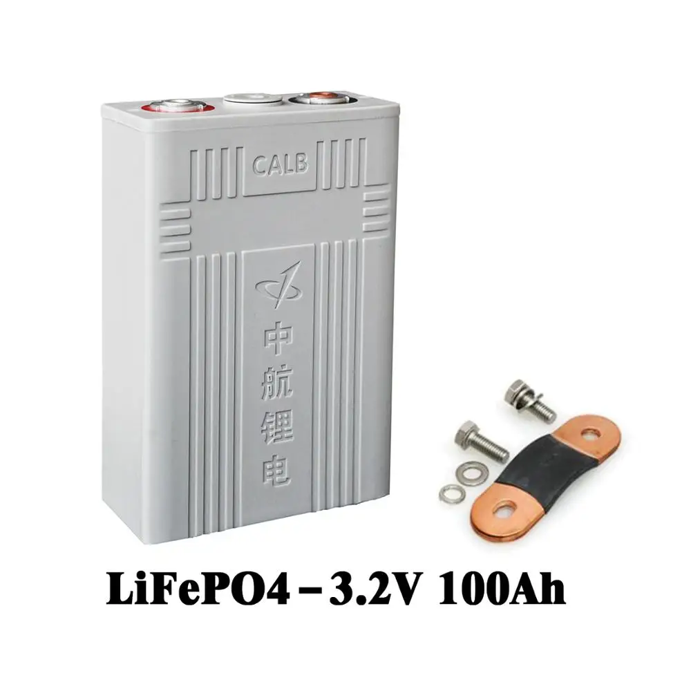 4PCS High discharge Rate Rechargeable 3.2V 100AH lithium  LiFePO4 CA100 CALB Battery