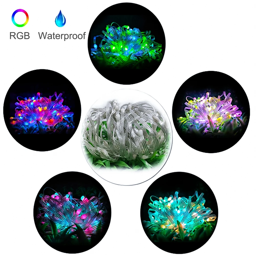 WS2812B Led Strip For Christmas Decoration Home Room RGB Flexible String Addressable Bluetooth Music With Controller Kit DC5V