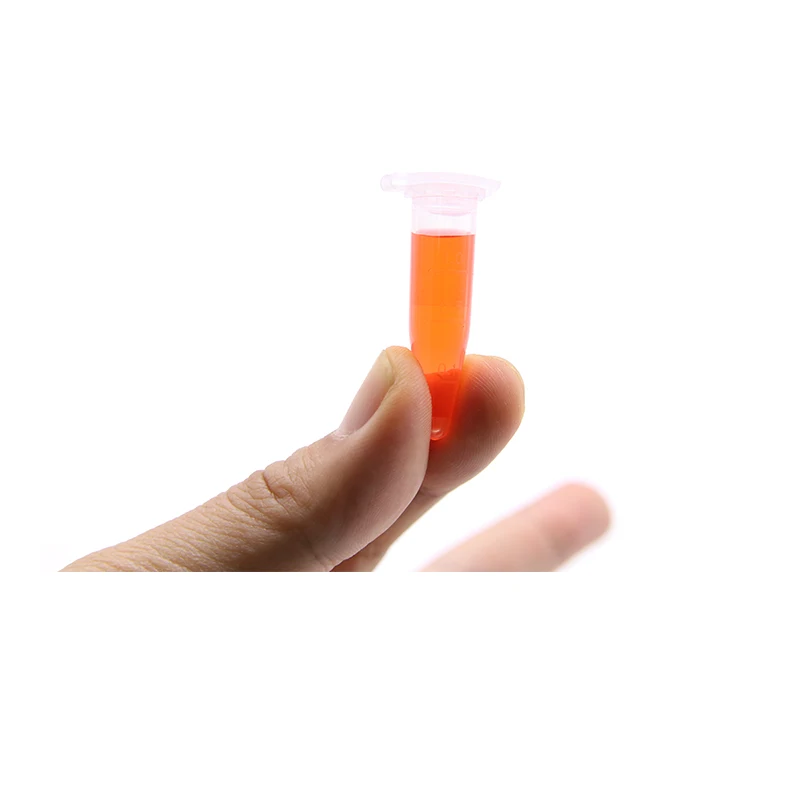 IKEME 500/1000PCS Pcr Micro Centrifuge Tube 0.5ml 1.5ml 2ml Transparent Color Test Tube Laboratory Centrifuge Tubes With Scale