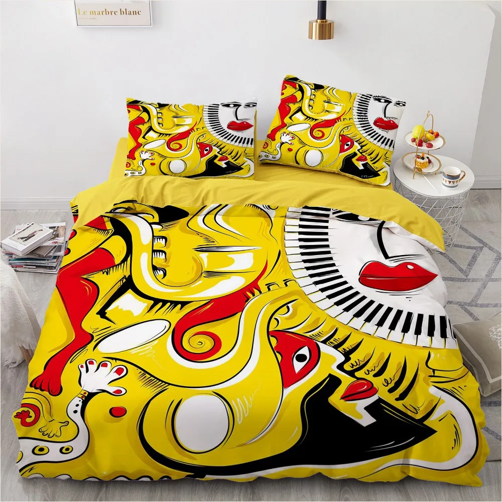 3D Printed Bedding Sets luxury Abstracat Octopus Roclet Astronaut Single Queen Double Full King Twin Bed For Home Duvet Cover