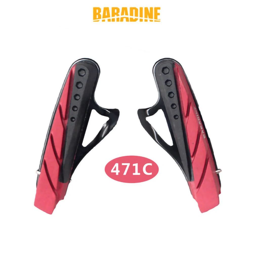 BARADINE471C Road Cycling Folding Bike Brake Blocks  V Brake Pads Bicycle Brake Shoes Skid Glue Blocks