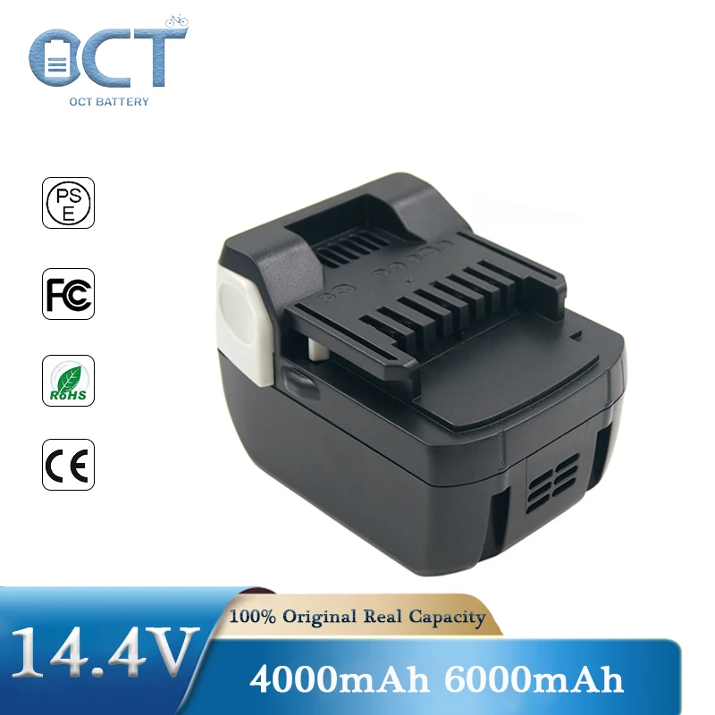 

Hitachi BSL1430 14.4V 4000mAh 6000mAh Lithium-ion Battery Compatible BSL1440 BSL1460 BSL1450 Li-ion Power Tool Batteries