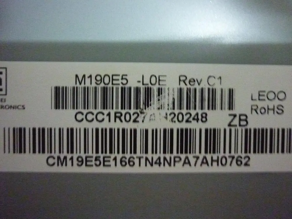 M19E5-L0E Rev.C1 LCD screen