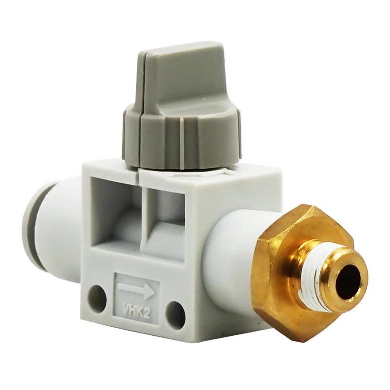 Conector de encaixe para válvula de mão