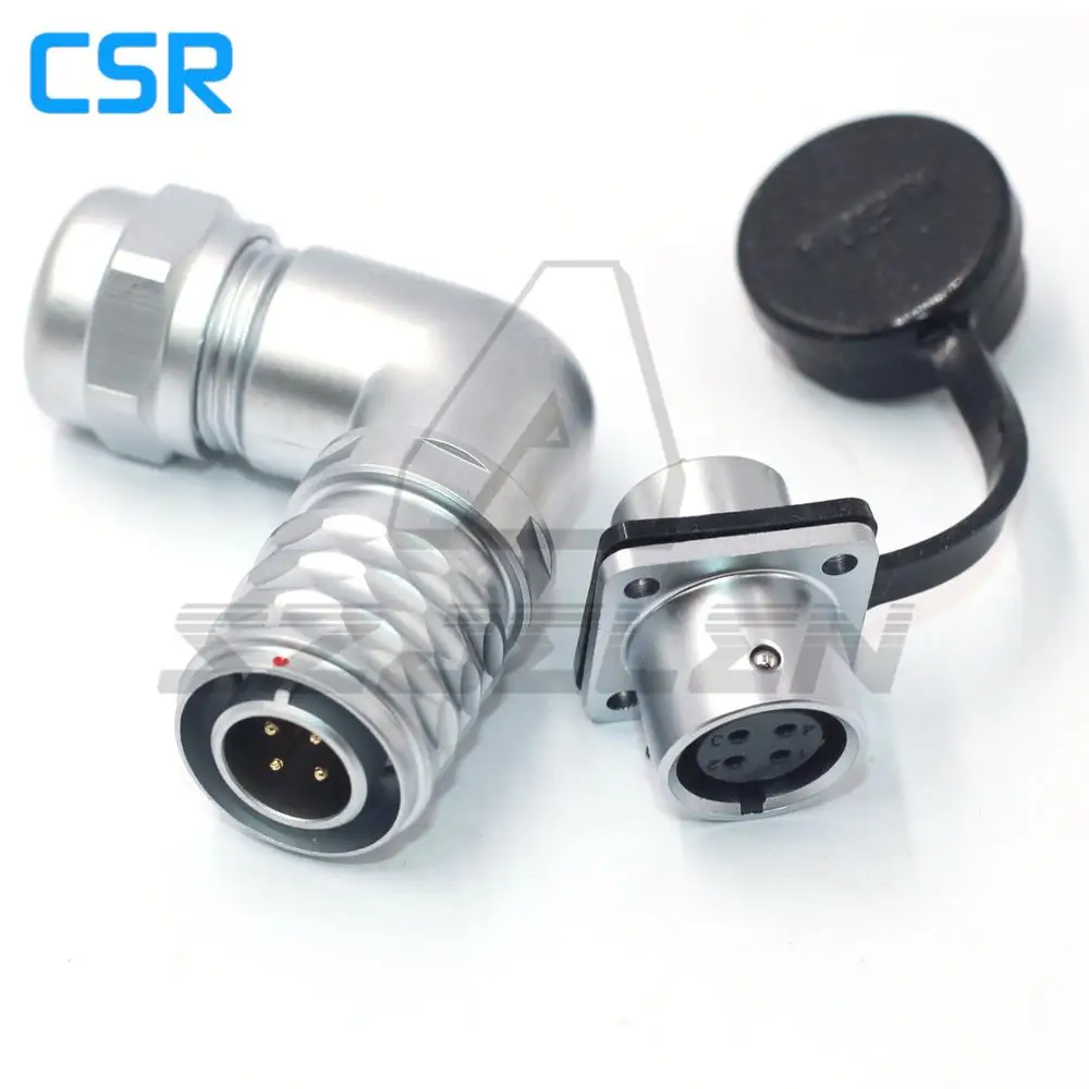 WEIPU SF1214P/SF1213S 4-контактный водонепроницаемый разъем и розетка стандартной мощности IP67