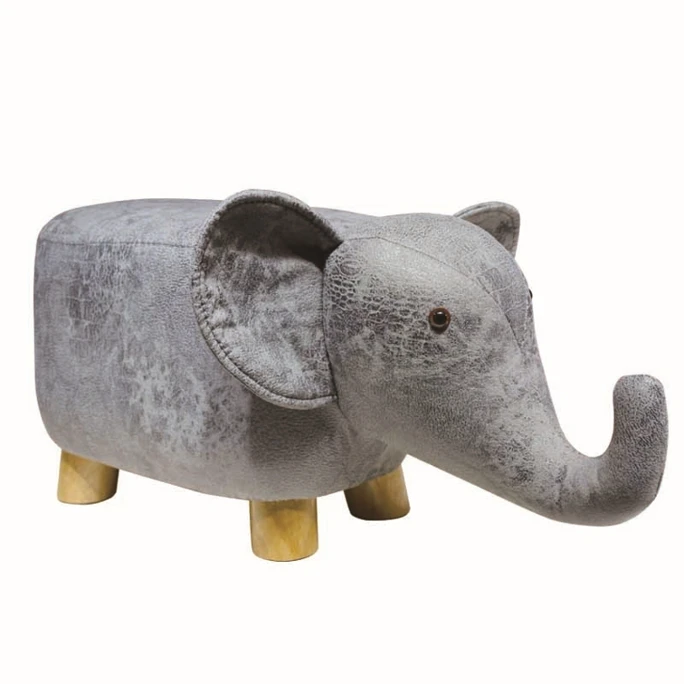 

Creative Fashion Calf Stool Elephant Hippo Bench Shoes Bench Stool Children Cartoon Stool Solid Wood Animal Stool