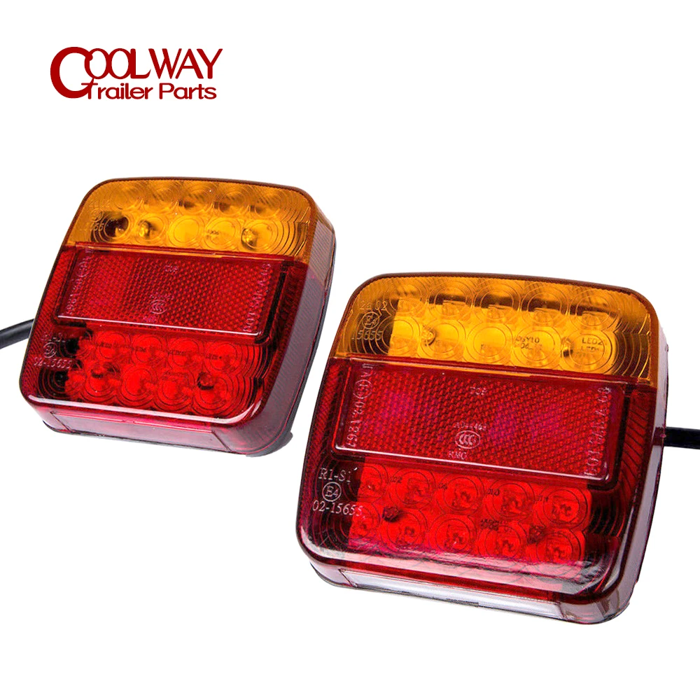 

(2PCS/1PAIR) 12V LED Tail Light Number Plate Rear Lamps Waterproof Boat Trailer RV Parts Camper Accessories Caravan Components