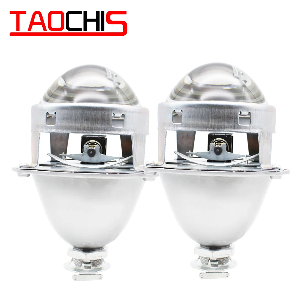 TAOCHIS Auto 3.0 inch WST headlights car motorcycle retrofit H1 H4 H7 Universal bi xenon projector lens