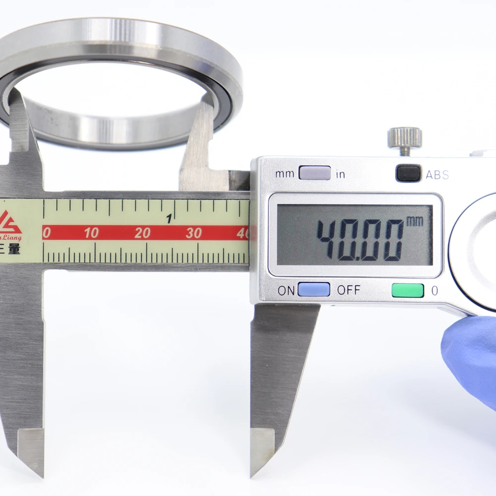 ACB52H7 cubierta de rodamiento de auriculares de bicicleta 52*40*7mm 45/45 grados de acero cromado conico superior inferior ACB rodamientos reparación de piezas cónicas