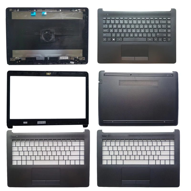 Pop for HP 14-CK 14-CM 14T-CM 14Z-CM Rear Lid TOP case laptop LCD Back Cover/LCD Bezel Cover /US with palmrest/Bottom case