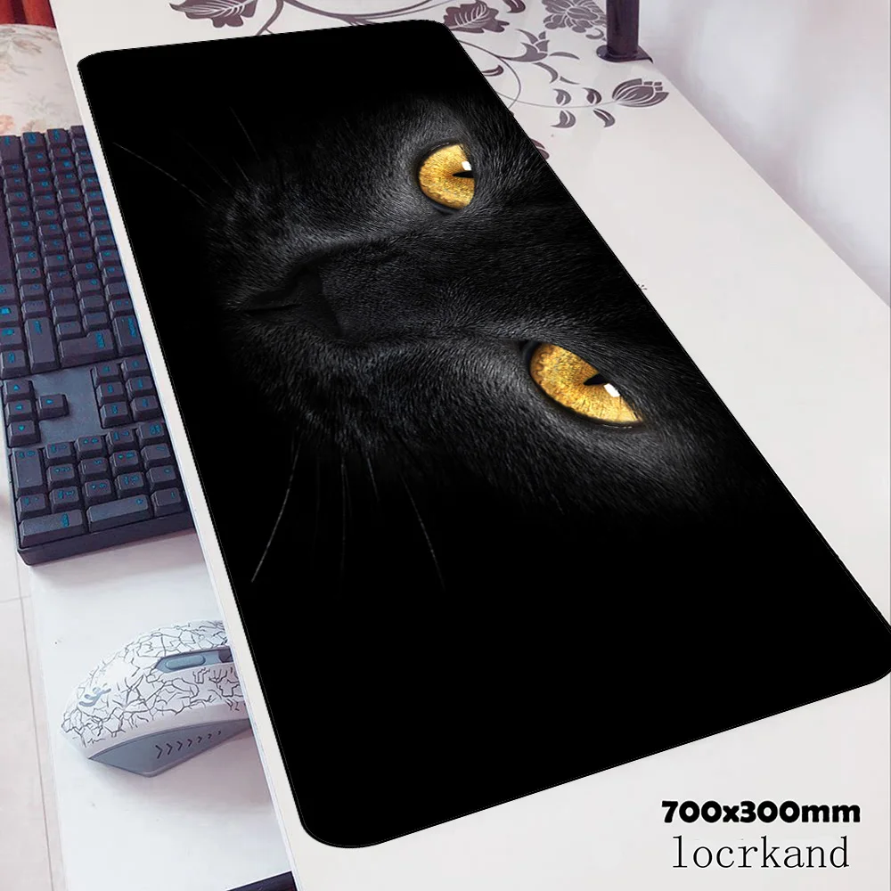 Katzen mauspad 700x300x3mm Lion Computer maus matte gamepad pc gamer büro gaming mousemat Tiger schreibtisch pad büro padmouse