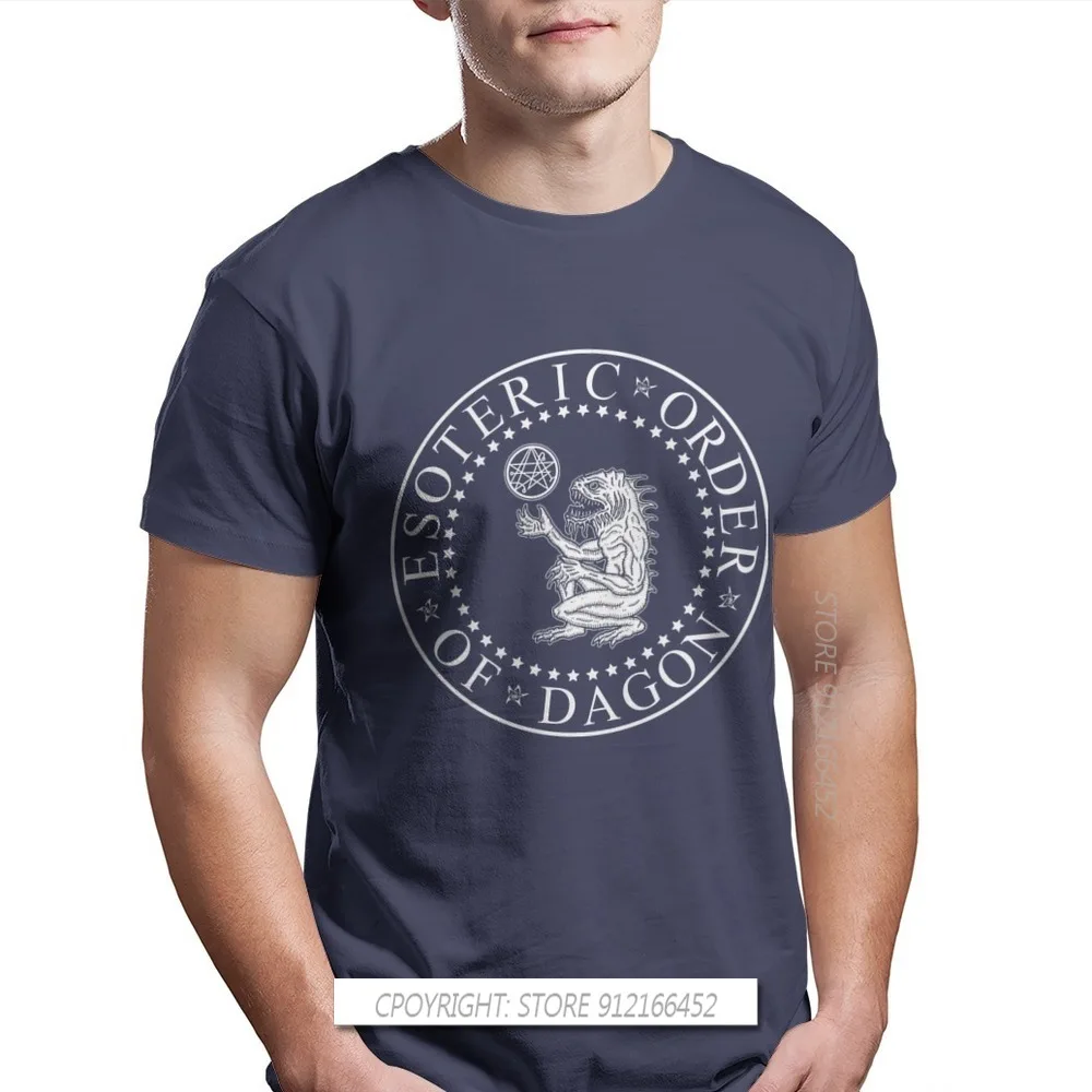 

Men Tops Cthulhu Mythos Lovecraft Horror Great Old Ones Ofertas T-Shirts Esoteric Order Of Dagon Graphic Clothes