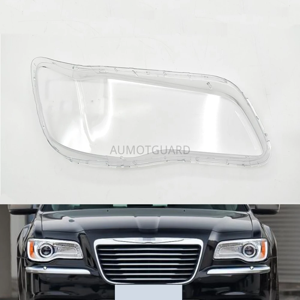 Car Headlight Lens For Chrysler 300C 2011 2012 2013 2014 2015 2016 2017 2018~2020 Headlamp Cover Replacement  Auto Shell Cover