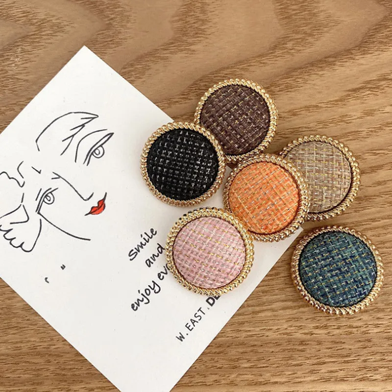 2pcs/lot Metal Cloth Button Cardigan Jacket Decoration Material DIY Clothing Accessories YS201015-2