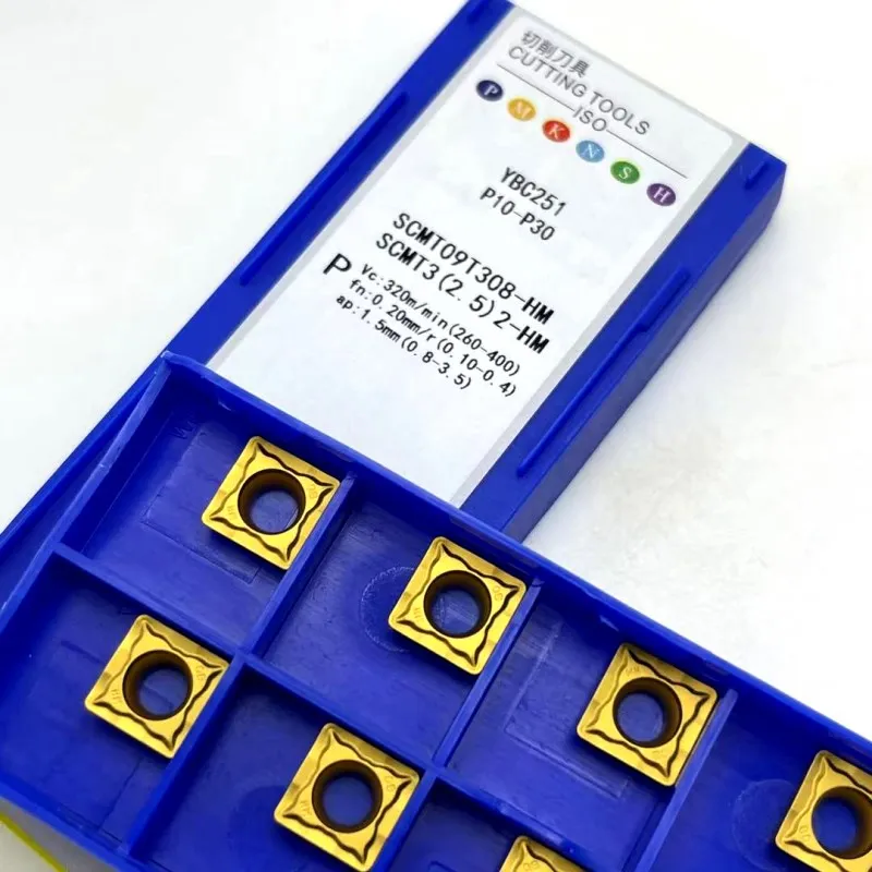 SCMT09T304 SCMT09T308 HM YBC25 lama in metallo duro di alta qualità tornio a controllo numerico utensile per tornitura utensile per tornitura SCMT