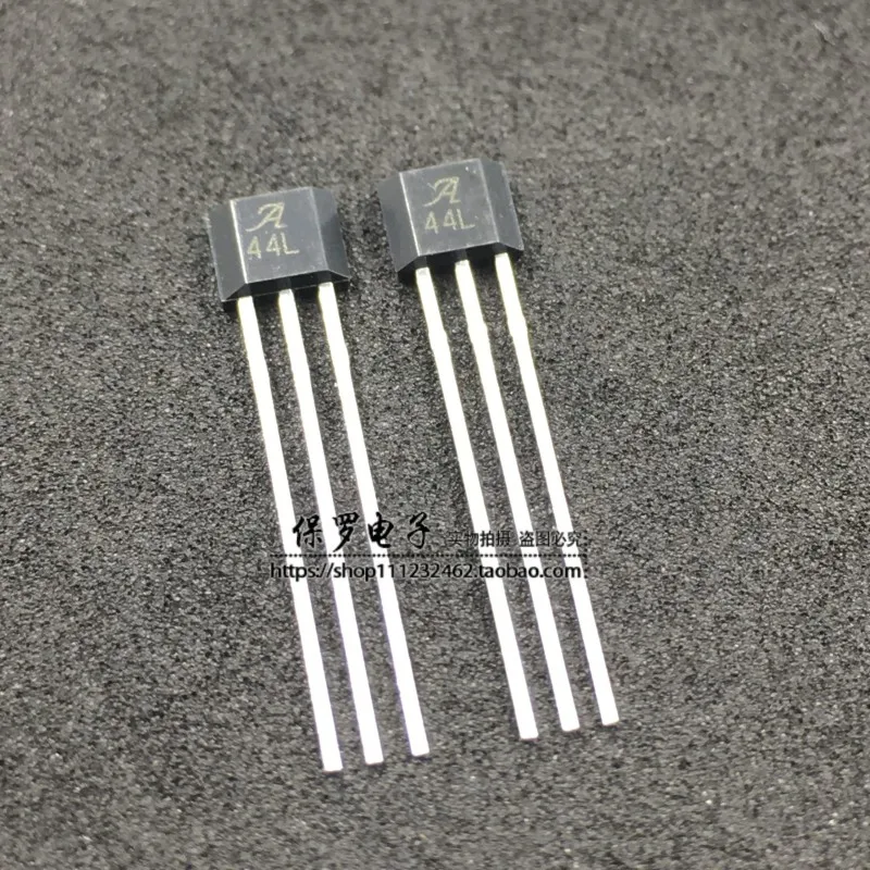 10pcs 100% orginal new real stock  A44L Unipolar Magnetic Hall Switch Element A3144LUA-T 44L Hall Sensor TO-92S