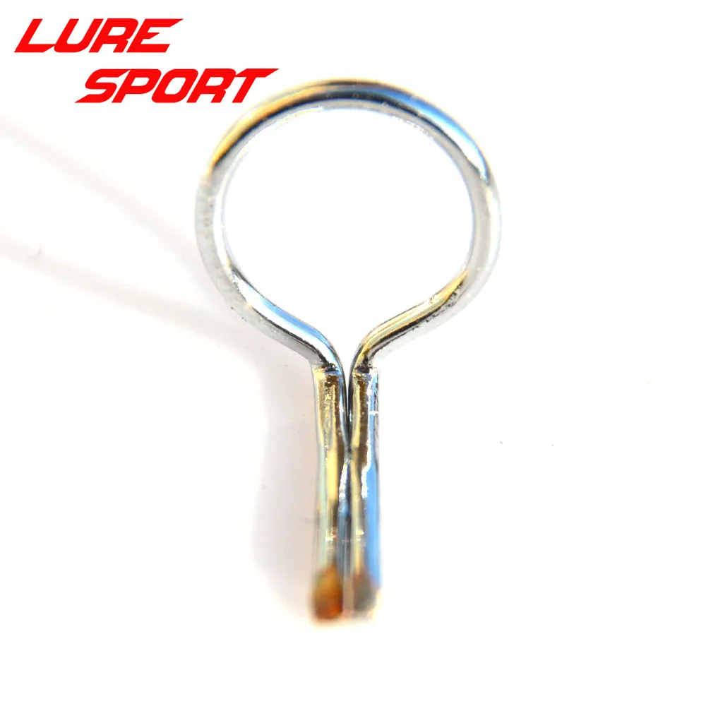 LureSport 30 pcs MOG fly rod guide Steel Ring guide silver frame rod repair  Fishing Rod Building component Repair DIY Accessory