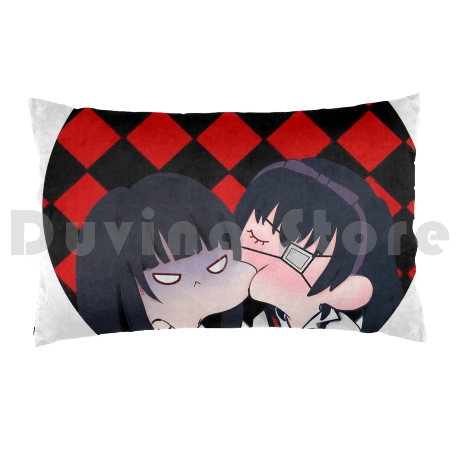 Yumeko And Midari FromPillow case Anime Yumeko Yumeko Jabami Jabami Manga Gambling Japanese Anime