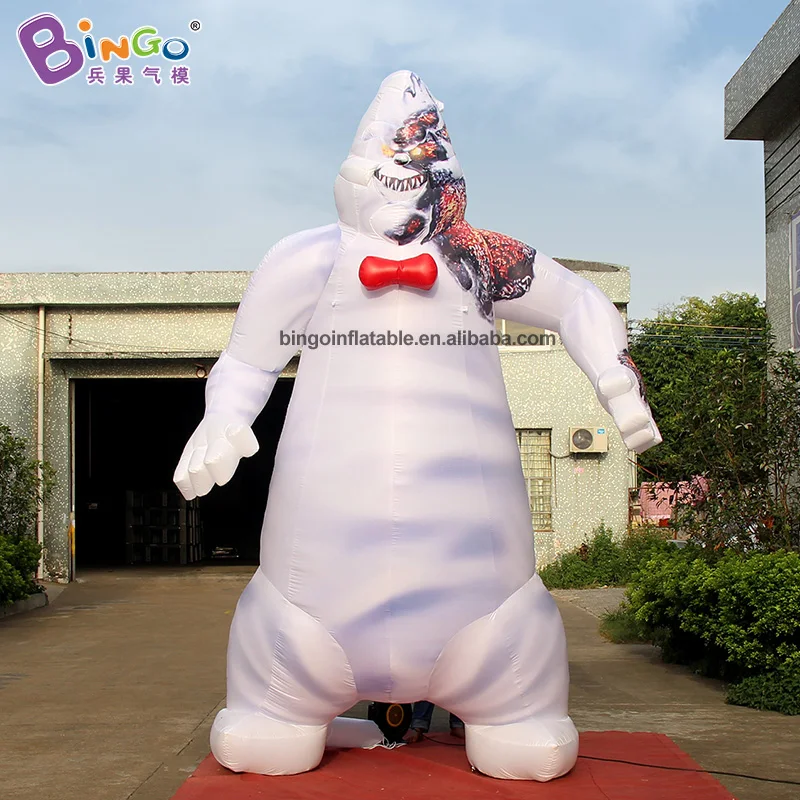 

Attractive 4 Meters Tall Inflatable Ghost with LED Lights for Event Decorations / Giant Halloween Specter for Display Toys