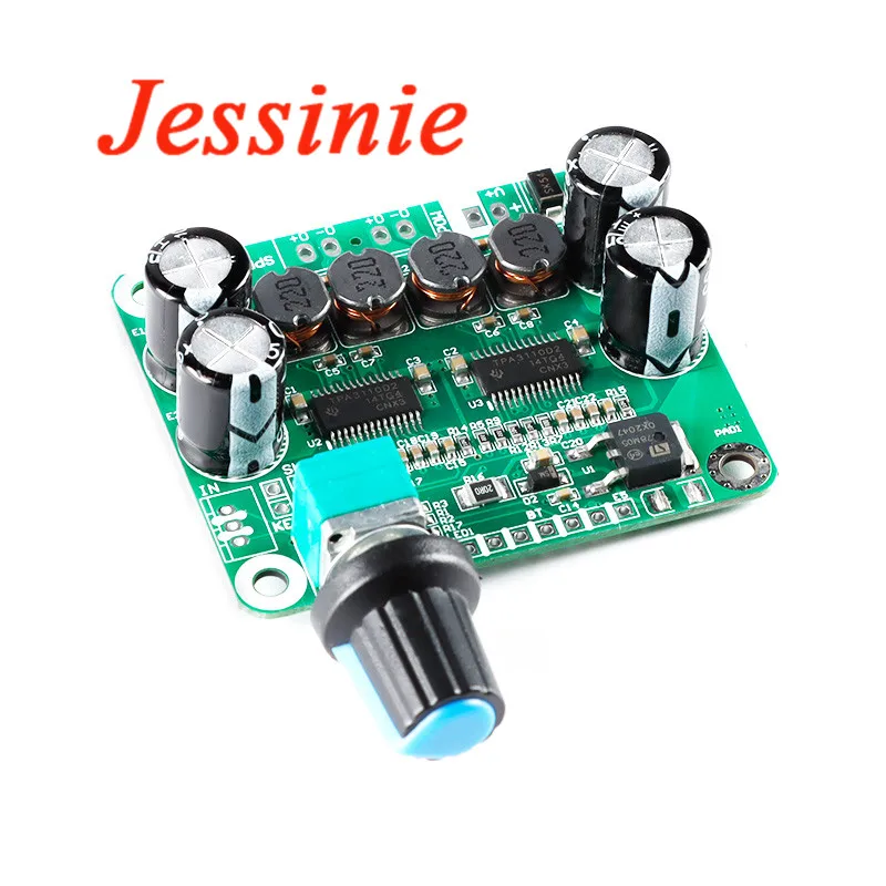 Bluetooth-compatible TPA3110 30w+30W Digital Stereo Class D Audio Power Amplifier Board Module Car for USB Portable Speaker