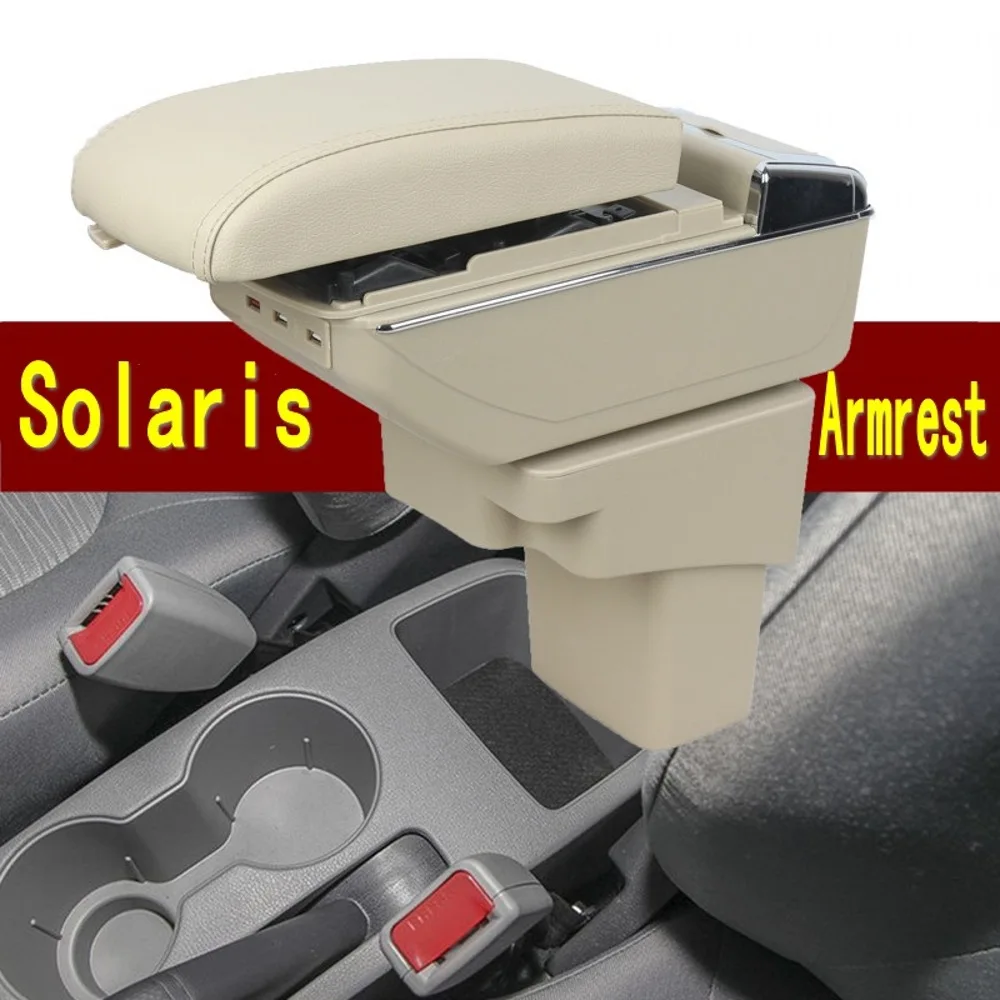 

For Hyundai Accent RB Solaris Center console Arm Rest Armrest Box