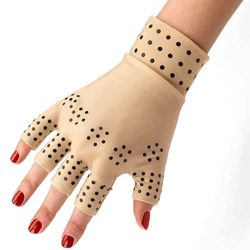 New 1 Pair Arthritis Therapy Relief Arthritis Pressure Pain Heal Joints Magnetic Therapy Support Hand Massager Health Care Tool