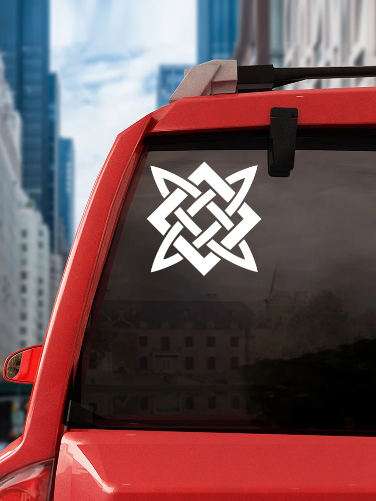 CK2155# Slavic pattern funny car sticker vinyl decal white/black car auto stickers for car bumper window car decorations