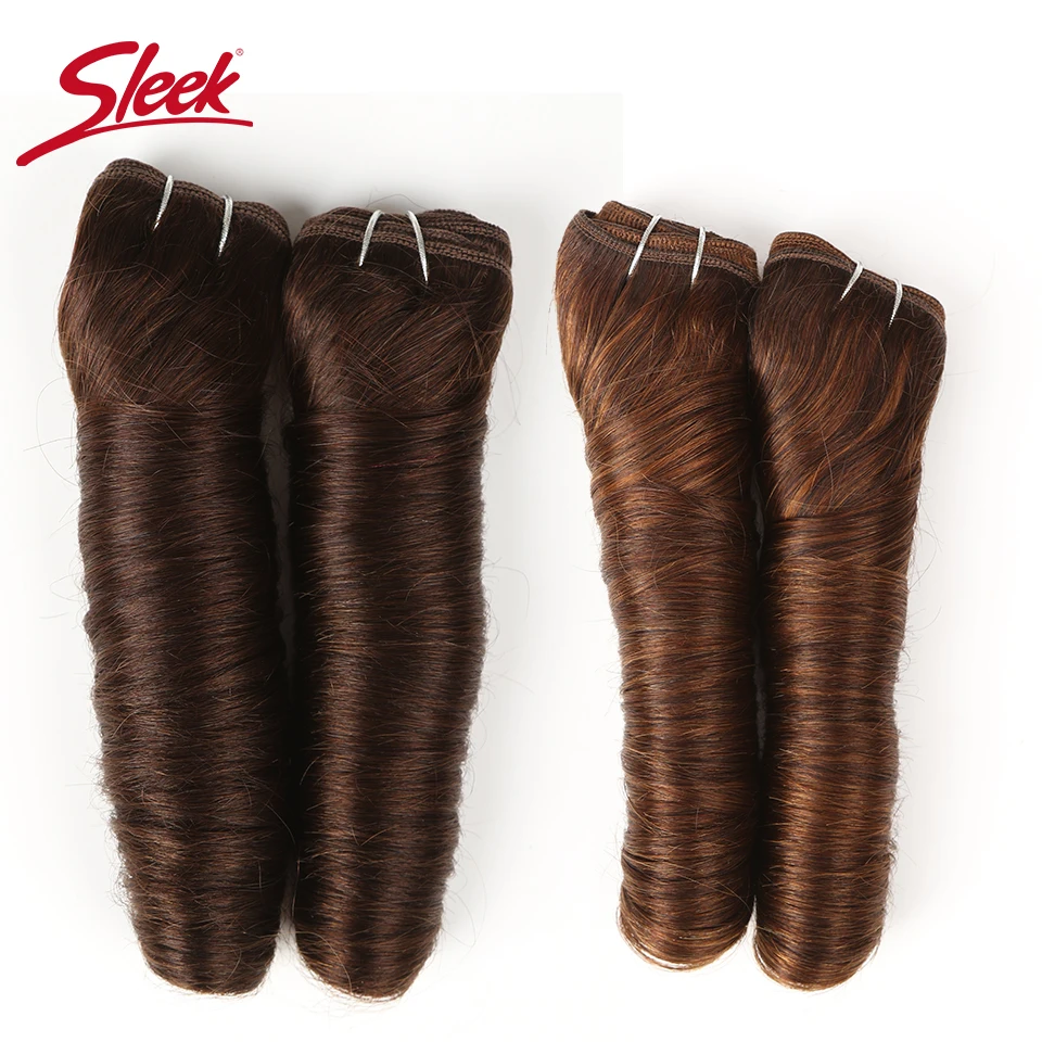 Sleek Doppel Gezogen Lose Welle Farbe P4/27 P6/27 P1B/30 P4/30 Brasilianische Remy menschliches Haar Bundles 1Pcs Hollywood Welle Haar Bundles