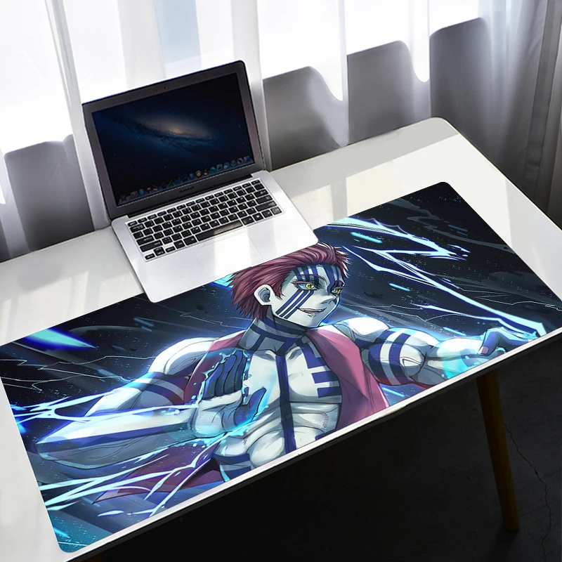 Anime Demon Slayer Kimetsu No Yaiba Large Gaming Mouse Pad Xxl Speed Computer Accessories Mousepad Pc Gamer Keyboard Mouse Mats