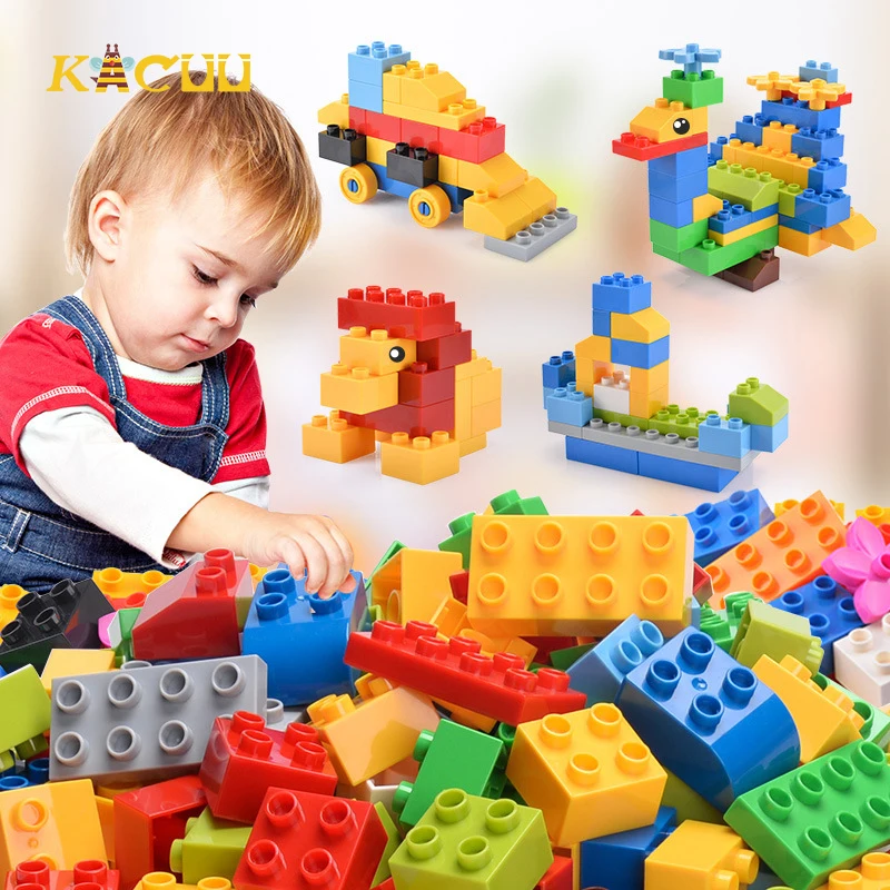 Building Blocks DIY Classic City Big Size Children Creative Bricks Accessories Building Blocks Toys For Children Gift