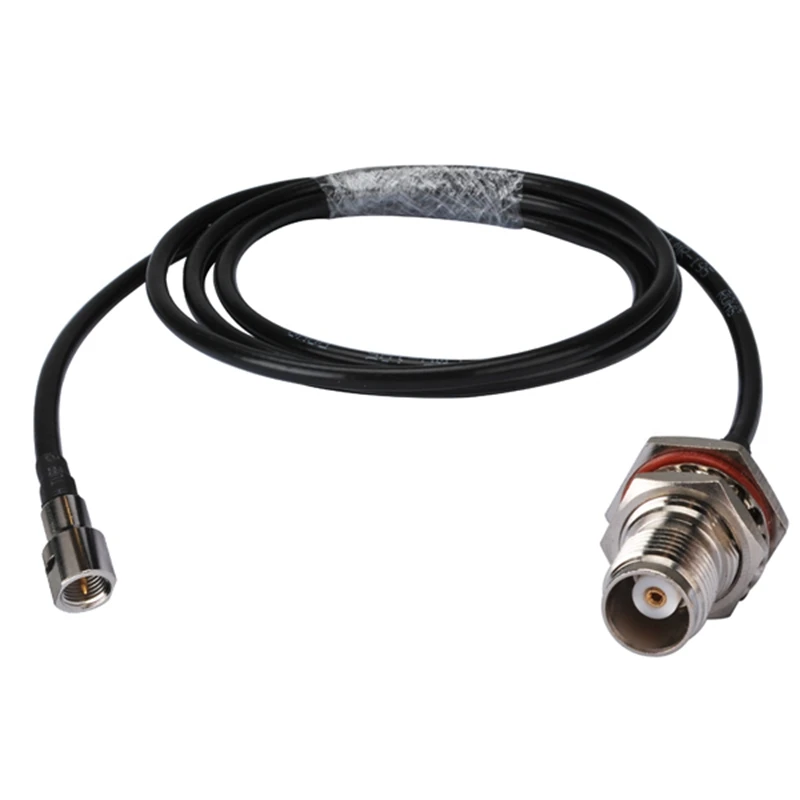 Superbat TNC Female Bulkhead with O-ring Straight to FME Male Straight Pigtail RG58 50cm RF Jumper Cable Connector