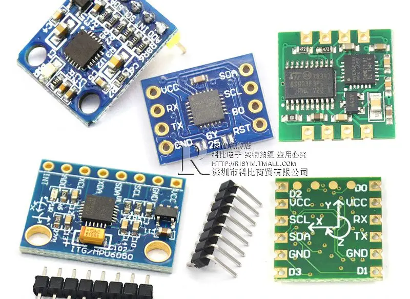 Gy-521 mpu6050 module 3D angle sensor 6DOF three six axis accelerometer electronic gyroscope
