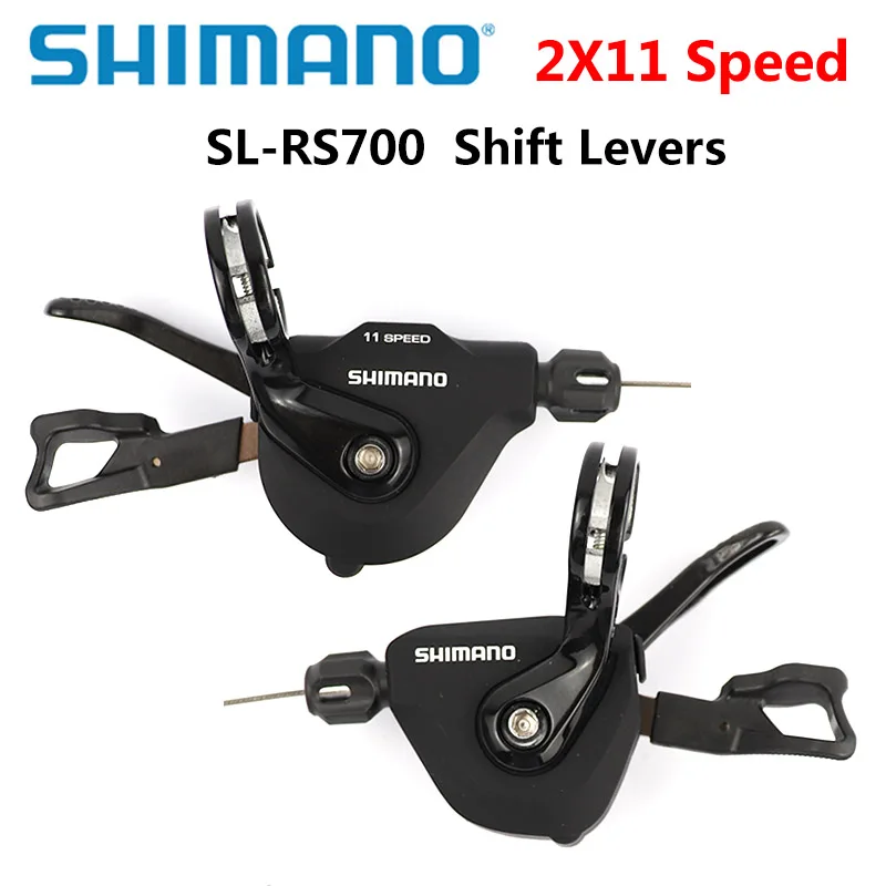 

Shimano SL-RS700 Rapidfire Plus Shift Levers 2x11 speed RS700 Derailleurs Road Bike bicycle Shifter Lever Flat Handle Bar Clamp