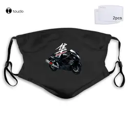 Motorrad Gsx1300R Hayabusa Suz Gsx-R Face Mask Filter Pocket Cloth Reusable Washable