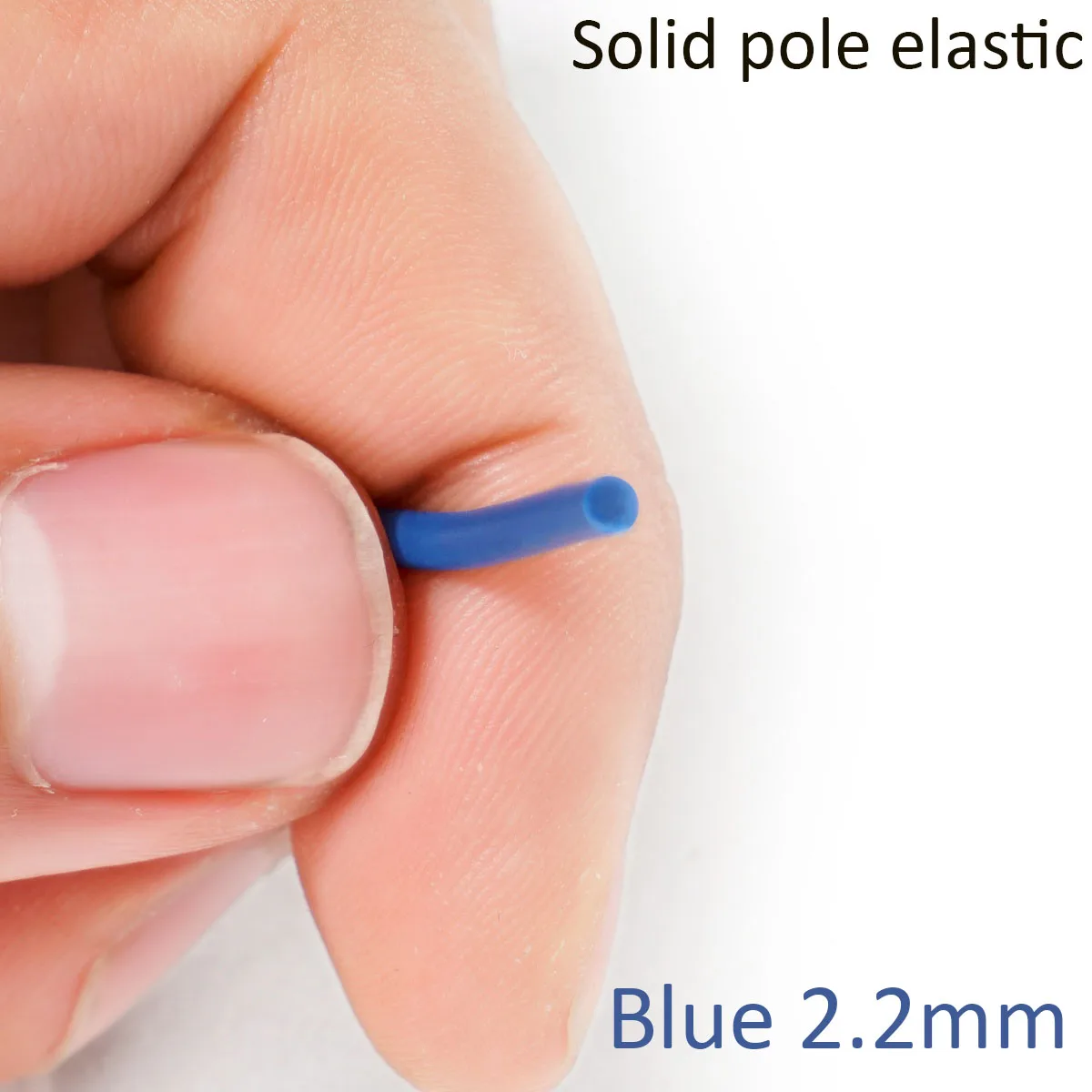 New 3m/6m/10m/20/50m Solid Core Pole Elastic Blue Diameter 2.2mm Fishing Lines Latex Tube Retention Rope Fishing Tackles