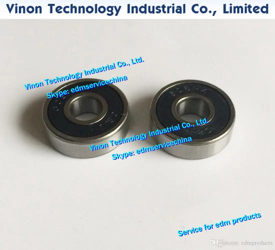 (5pcs/lot) 100444654 edm Ball bearing SS608 Ø22xØ8x7tmm for ROBOFIL 100,200 CHARMILLS CNC WIRE CUT PARTS 100.444.654, 321014077